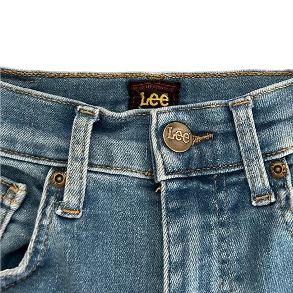 Lee Foreverfit Flares High Waist Jeans | Blue | Size Small - Picture 4 of 7